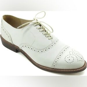 Re-Mix Classic Vintage Slate grey blue Leather Oxfords